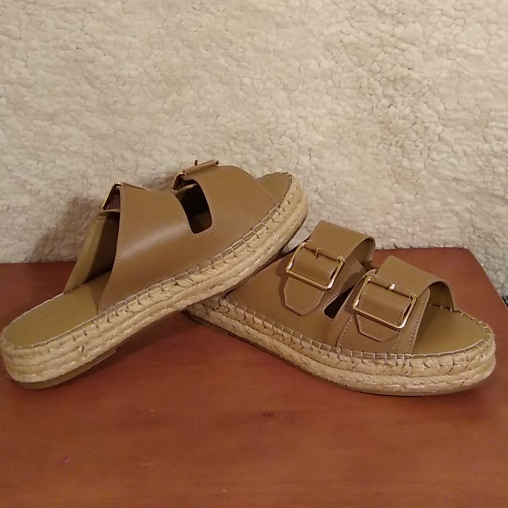 LOGO Lori Goldstein wedge sandals